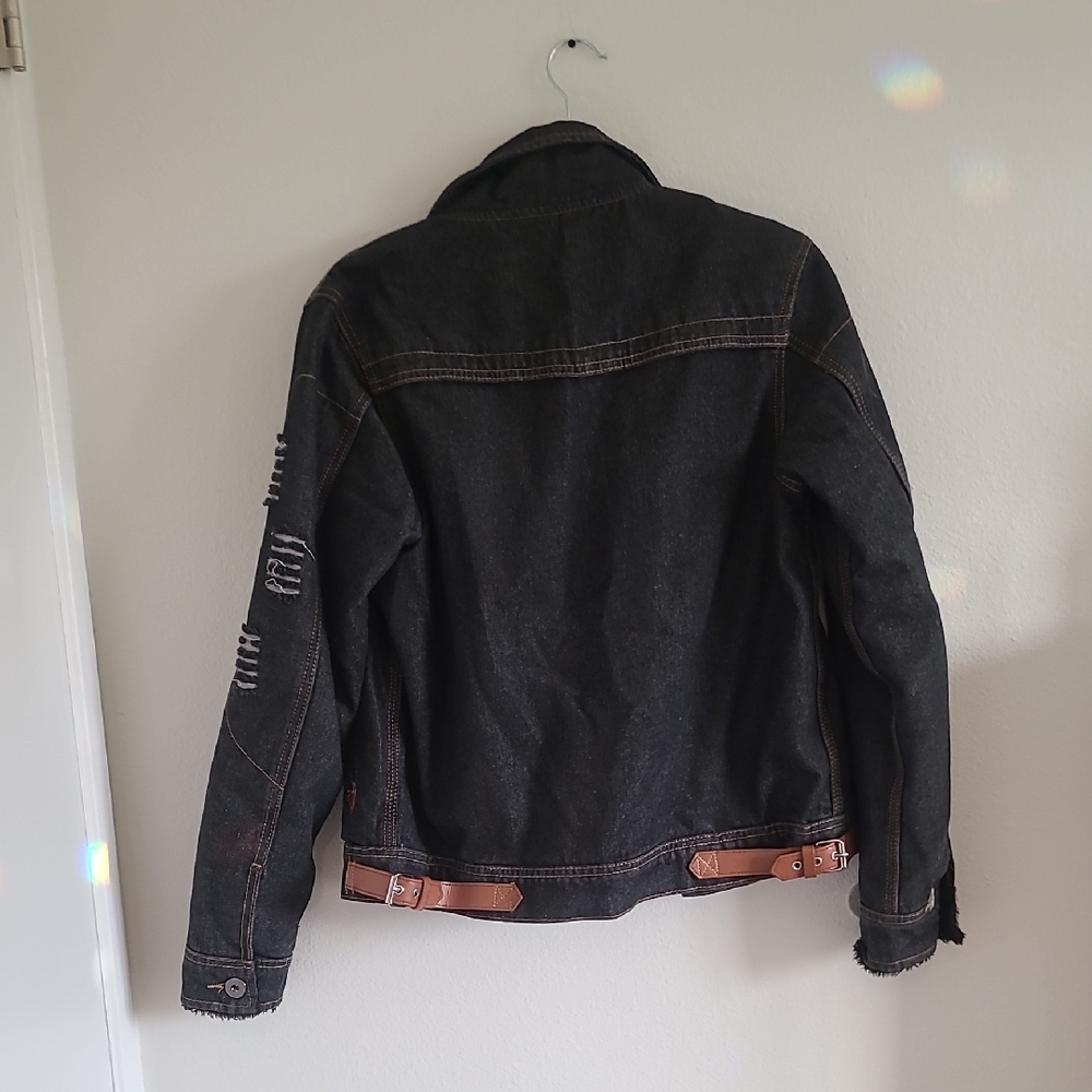 Dark Denim Jacket - image 3